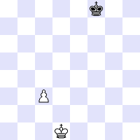 Schachdiagramm für Schach trainieren - Motiv Umwandlung.